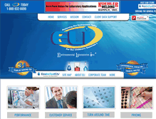 Tablet Screenshot of envirolabsinc.com